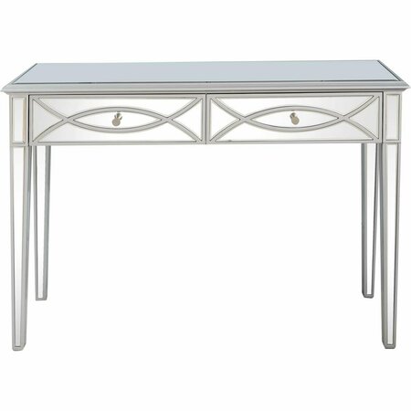 TEMPLETON Helena Console Table, Antiqued Silver TE2837433